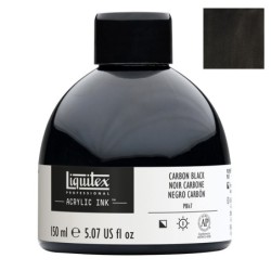 Encre acrylique Liquitex Ink Noir Carbon 150ml