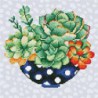 Broderie Diamant Pot de Succulentes – Diamond Art | Nature & Éclat