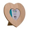 Cadre photo cœur en bois 17.5x17.5cm Artémio - Ajoutez une touche d'élégance à votre décoration intérieure