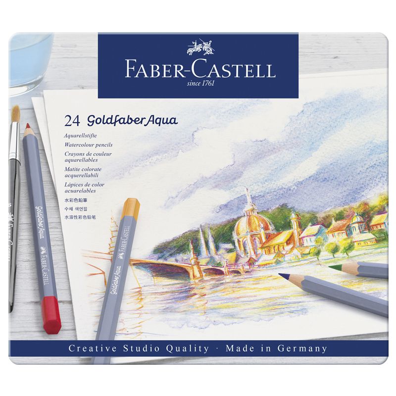 Boite de 24 Crayons Goldfaber Aquarelle Faber-Castell