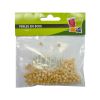 200 Perles en Bois Ø8mm Trou Ø2mm Graine créative