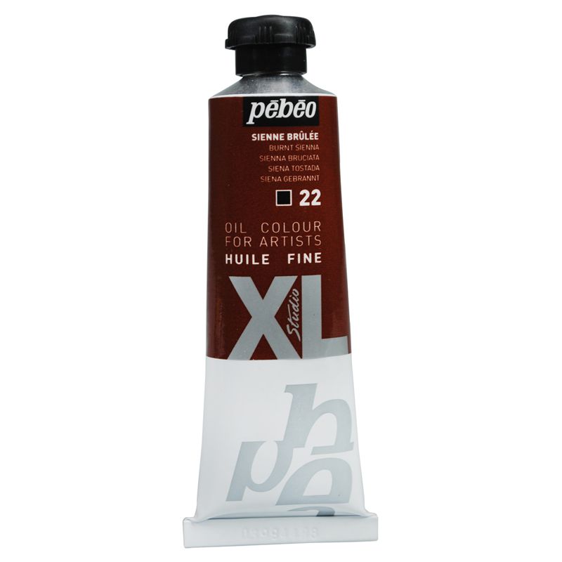 Peinture à l'huile Pébéo 37ml Sienne Brûlée 022