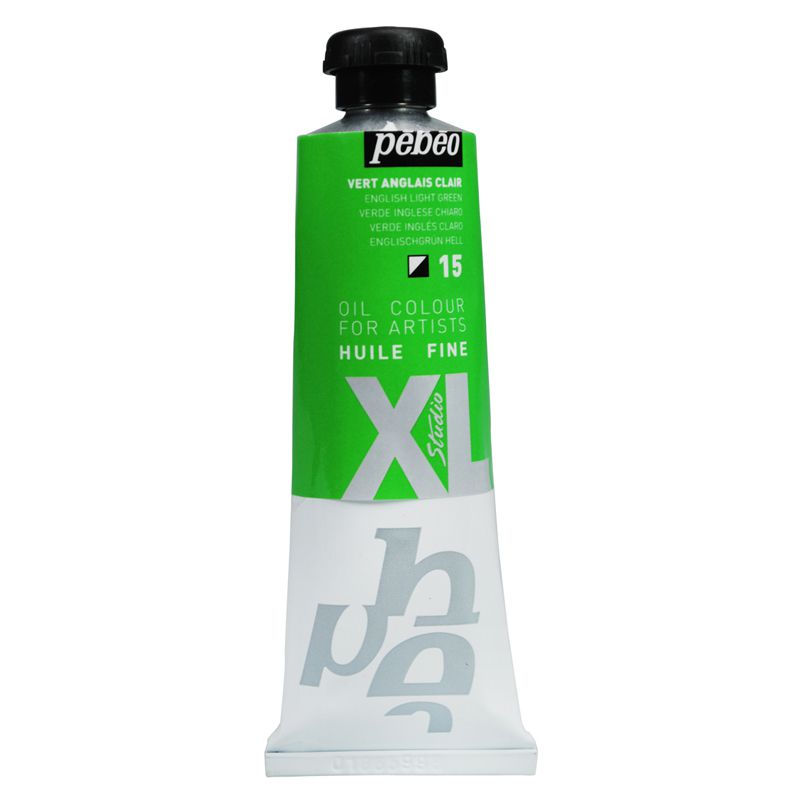 Peinture à l'huile Pébéo 37ml Vert Anglais Clair 015