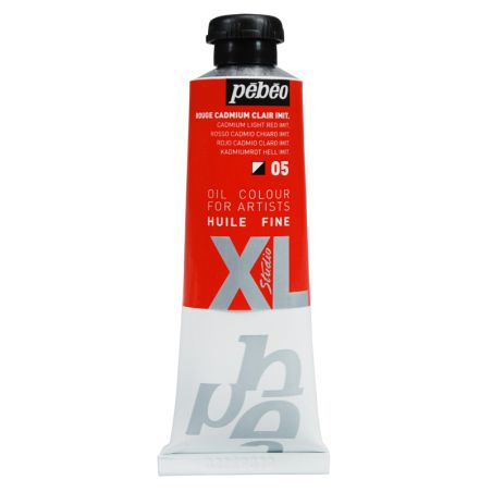 Peinture à l'huile Pébéo 37ml Rouge cadmium clair imitation 05