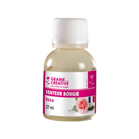 Parfum à Bougie Senteur Rose 27 ml - Graine Créative