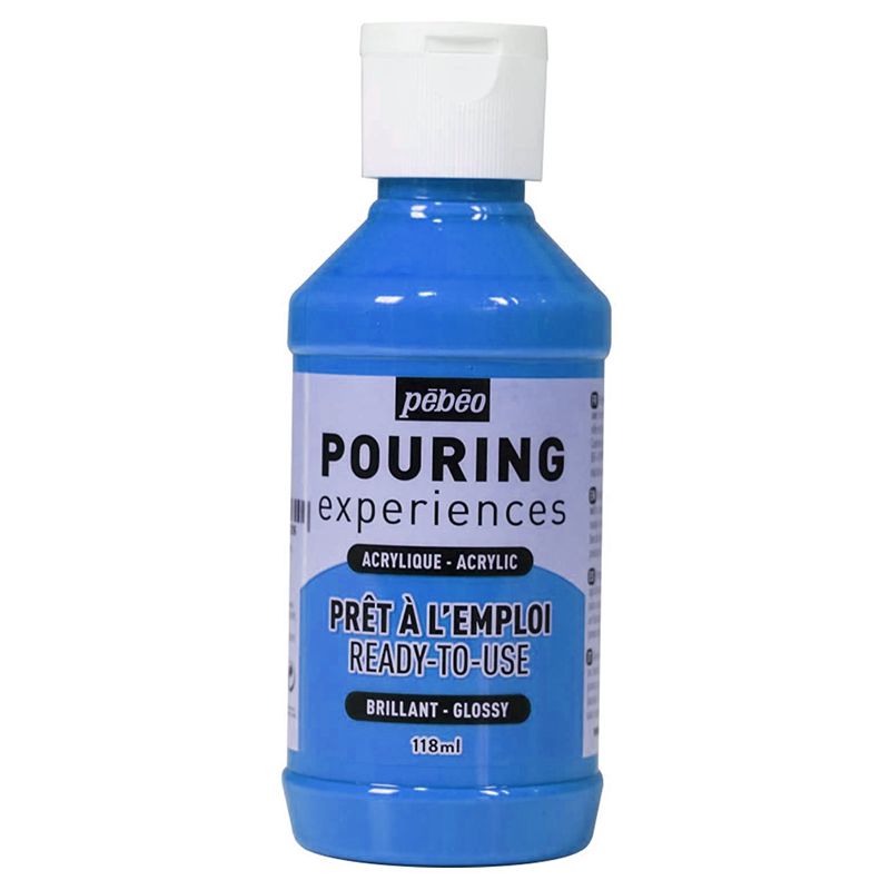 Bleu Cyan n°17 Pouring Pébéo 118ml