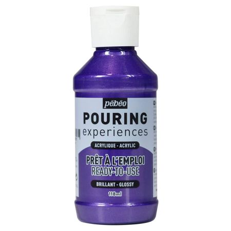 Violet Métallique n°27 Pouring Pébéo 118ml