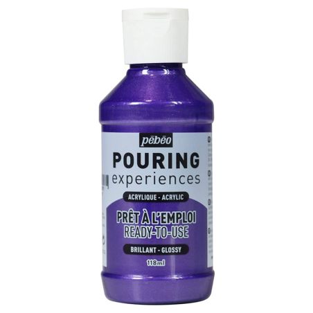 Violet Métallique n°27 Pouring Pébéo 118ml