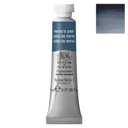 Aquarelle extra-fine W&N tube 5ml - Gris de Payne 465