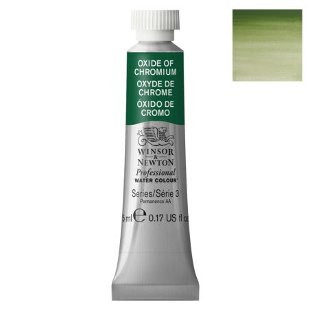 Aquarelle extra-fine W&N tube 5ml - Oxyde de Chrome 459