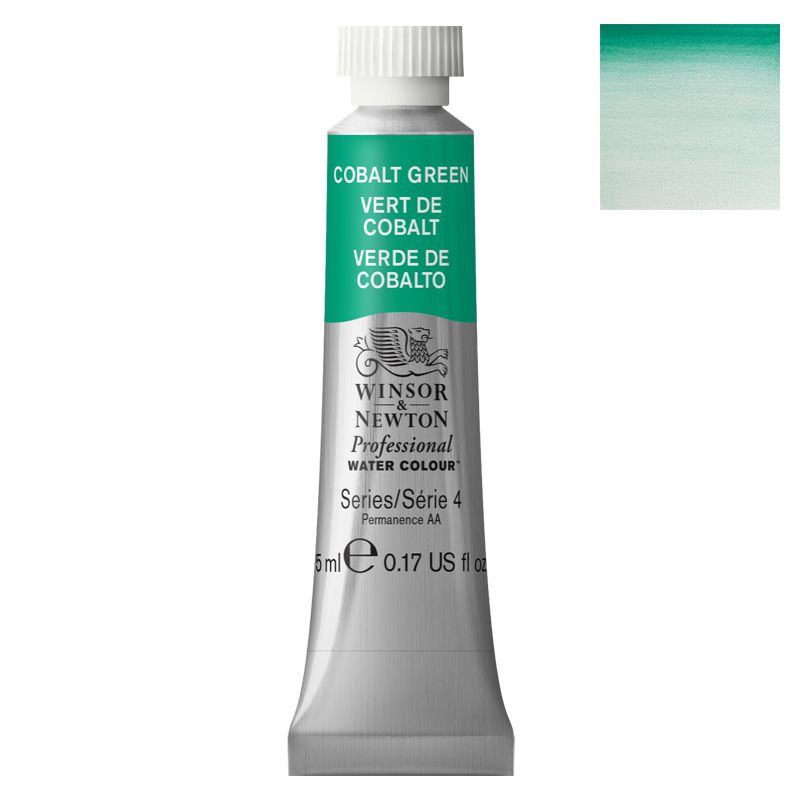 Aquarelle extra-fine W&N tube 5ml - Vert de Cobalt 184