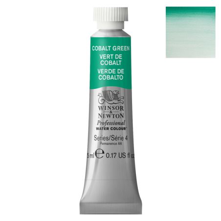 Aquarelle extra-fine W&N tube 5ml - Vert de Cobalt 184