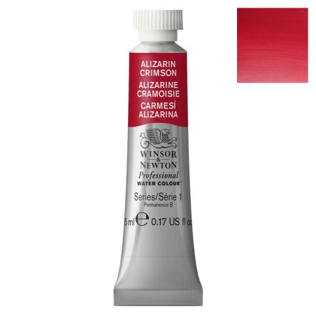 Aquarelle extra-fine W&N tube 5ml - Alizarine Cramoisie 004