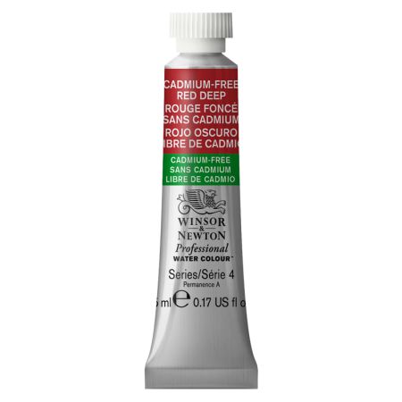 Aquarelle extra-fine W&N tube 5ml - Rouge Foncé sans Cadmium 895