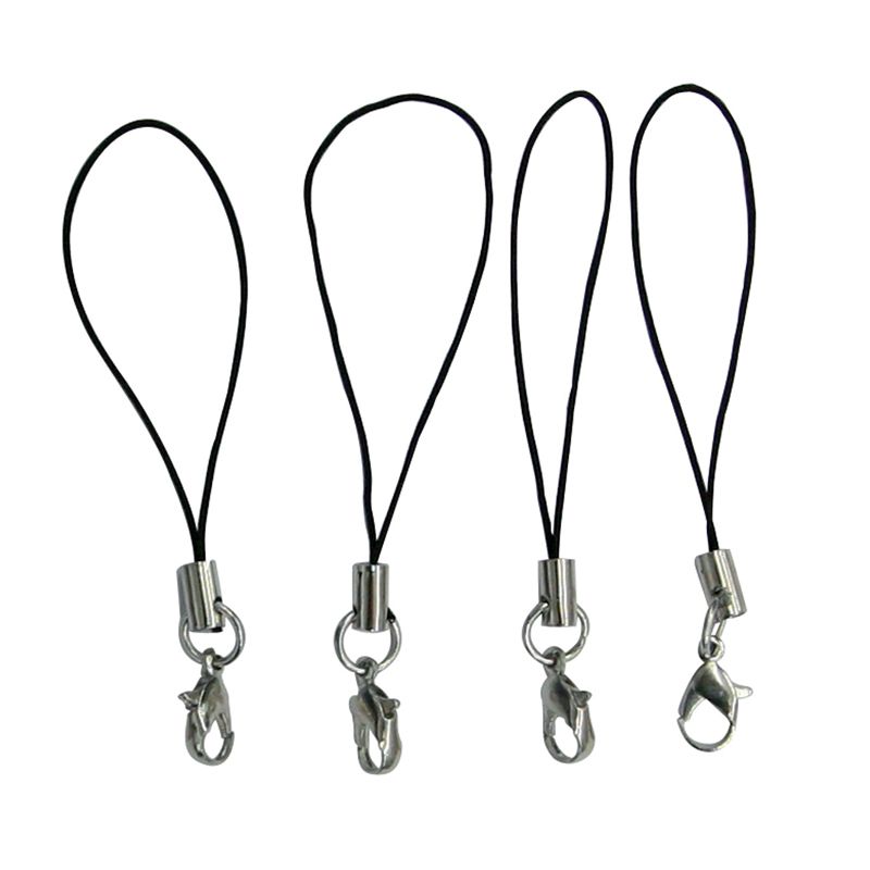 10 Cordons Noirs pour Téléphone Dia. 10mm Graine Créative