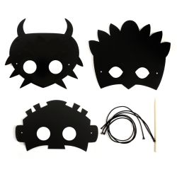 3 Masques à Gratter Aventure - Graine Créative