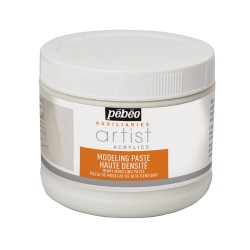 Modeling Paste Haute Densité Acrylics 500ml Pébéo – Pâte Opaque pour Reliefs