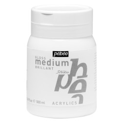Médium Bindex Acrylic Studio 500ml Pébéo – Liant Acrylique Brillant et Polyvalent