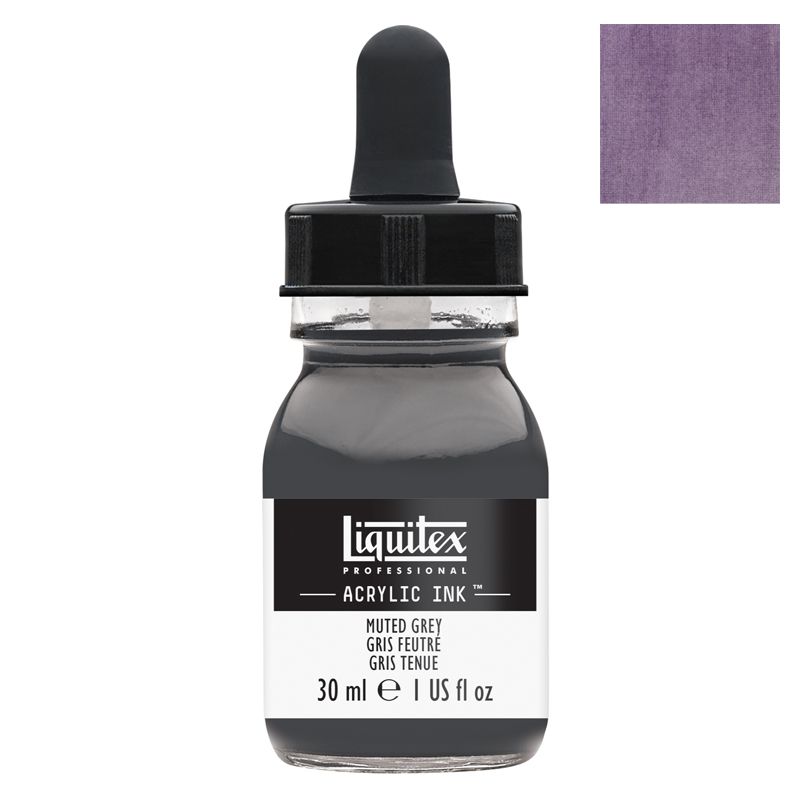 Encre acrylique Liquitex Ink Gris Feutré 30ml