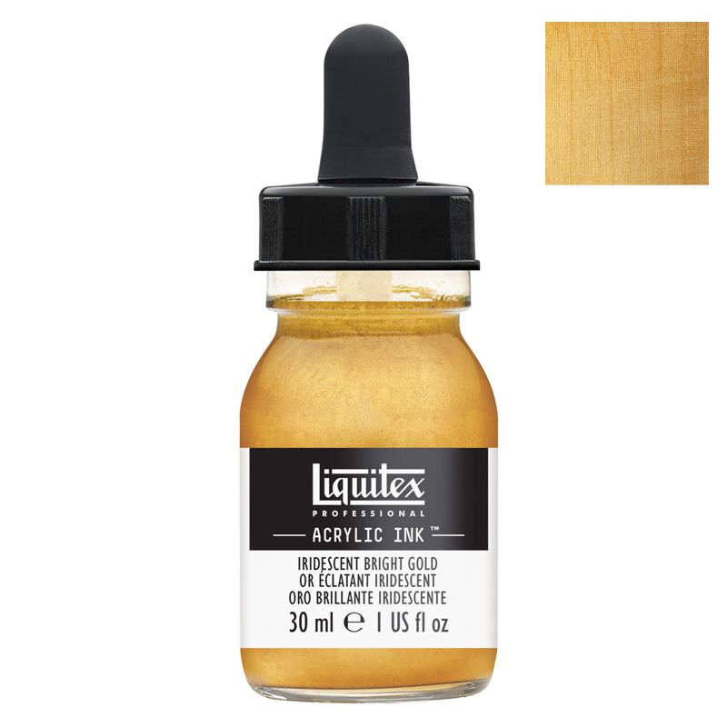 Encre acrylique Liquitex Ink Or iridescent 30ml