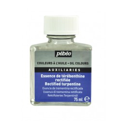 Essence de Térébenthine Pébéo 75 ml - Auxiliaire peinture à l'huile
