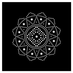 Slow&Art 5 Cartes à Décorer Mandalas + 4 Crayons