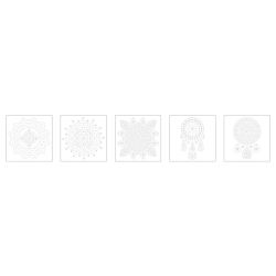 5 Cartes à Décorer – Mandala - Graine Créative