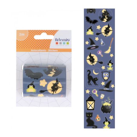 Stickers Sorcière Halloween 1RL Artémio