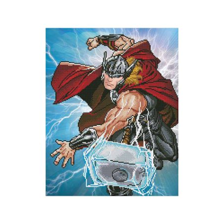 Broderie diamant Camelot Dotz Marvel Thor