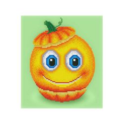 Diamond Dotz La citrouille souriante