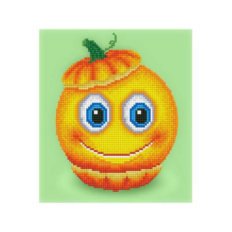 Diamond Dotz La citrouille souriante