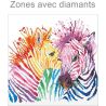 Diamond Dotz Zèbres Arc-en-Ciel