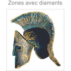 Diamond Dotz Casque Spartiate