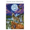 Diamond Dotz Loup dans la Nuit