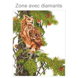 Diamond Dotz Hibou au Crépuscule