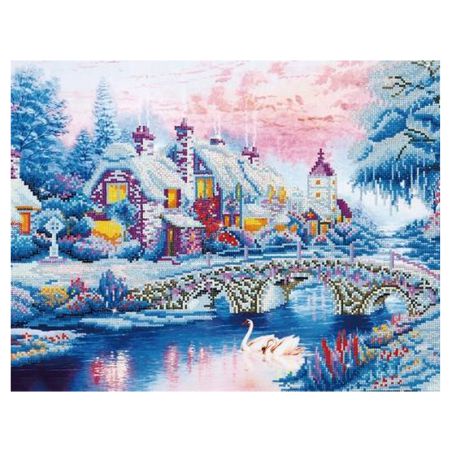 Diamond Dotz Village sous la Neige