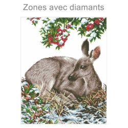 Diamond Dotz La Biche en Hiver