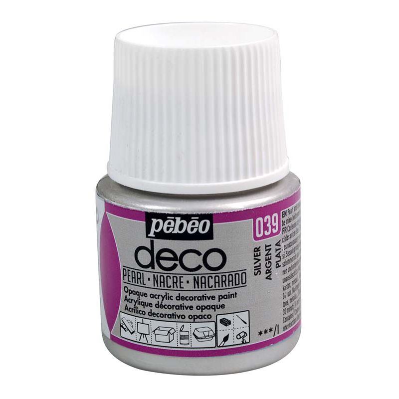 Pébéo Déco 039 Argent nacré