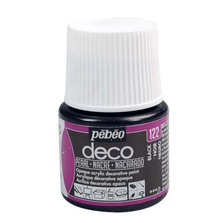 Pébéo Déco 122 Noir nacré