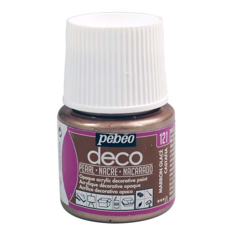 Pébéo Déco 121 Marron glacé nacré