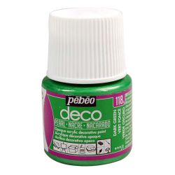 Pébéo Déco 118 Vert foncé nacré