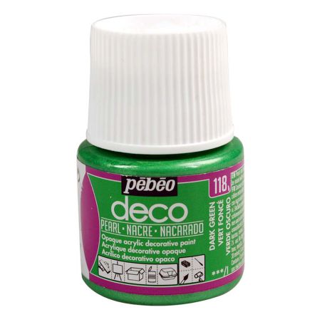 Pébéo Déco 118 Vert foncé nacré