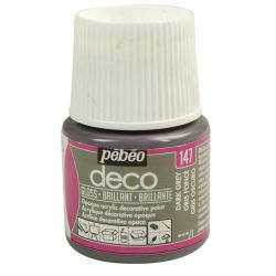 Pébéo Déco 147 gris foncé brillant
