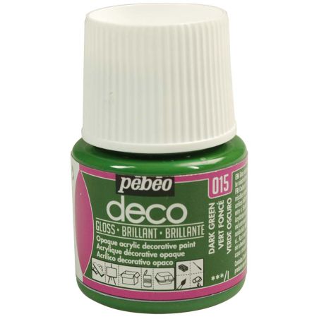 Pébéo Déco 15 Vert foncé brillant