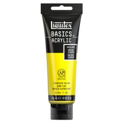 Peinture Liquitex Basics Jaune fluo 981