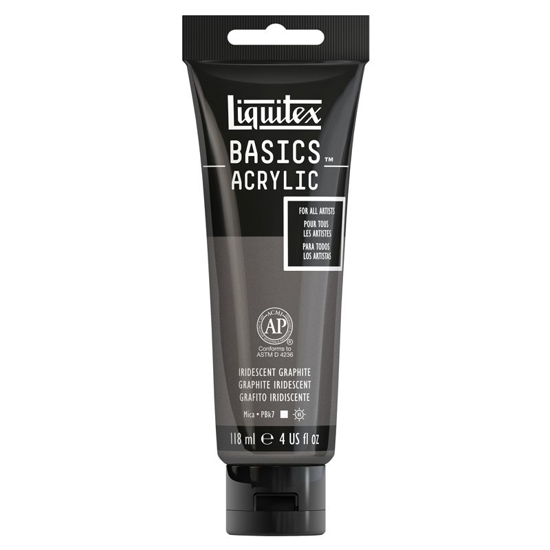 Peinture Liquitex Basics Graphite Iridescent 049