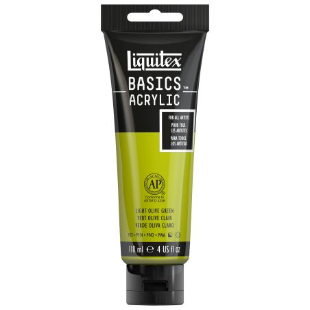Peinture Liquitex Basics Vert olive clair 218
