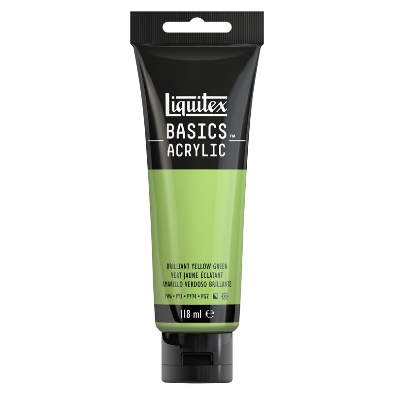 Peinture Liquitex Basics Vert Jaune Brillant 840
