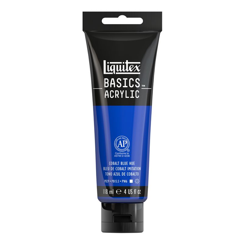 Peinture Liquitex Basics Bleu de Cobalt (Imit.) 381
