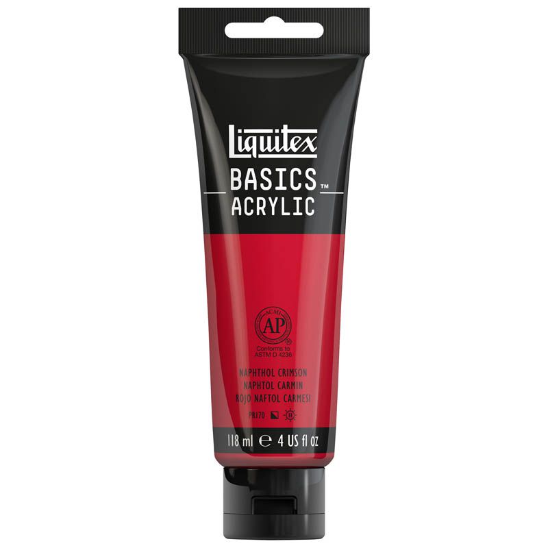 Peinture Liquitex Basics Rouge de Naphtol Carmin 292